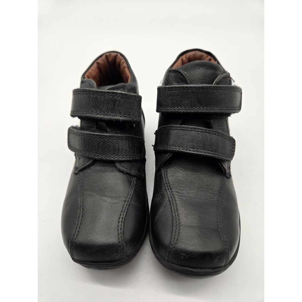 Elefante Black Leather Ankle School Boots Kids Size 11.5 Mexico 18 High Top